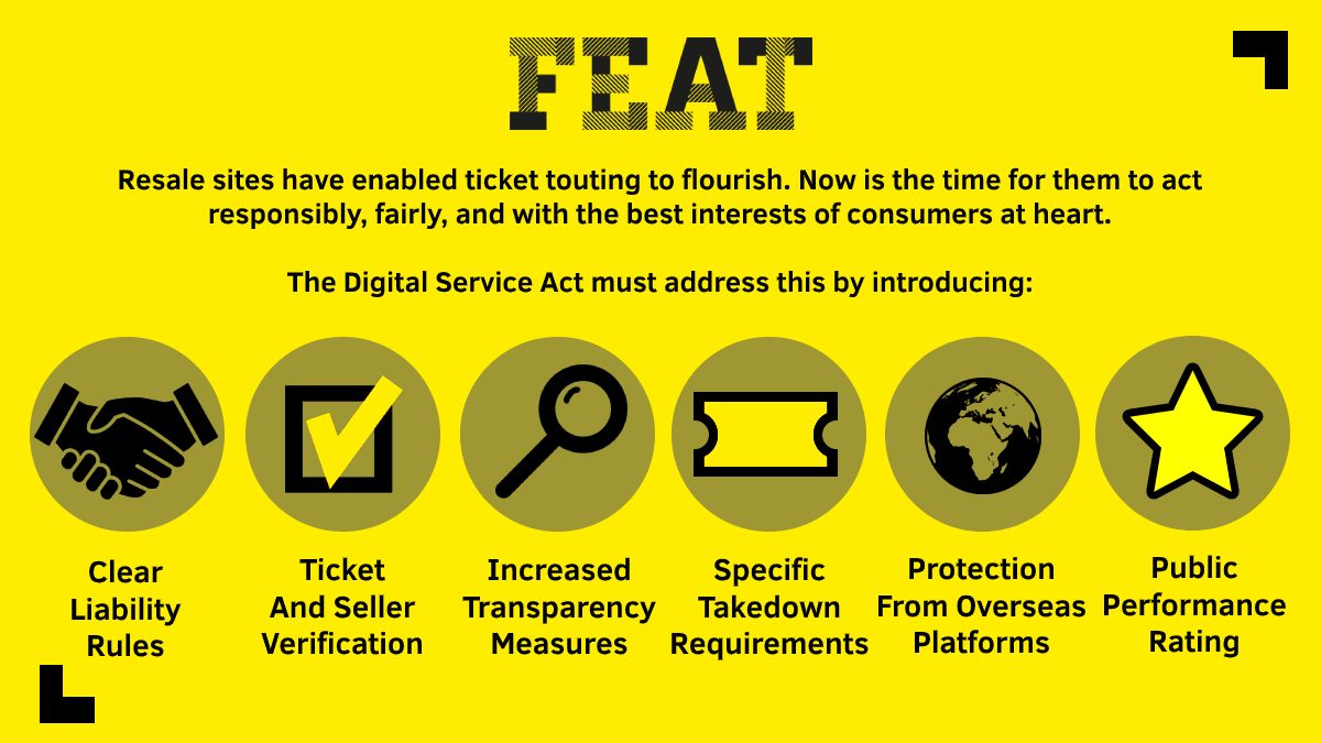 CULTURAL INDUSTRIES UNITE TO TACKLE TICKETING TOUTING VIA NEW EU INITIATIVE