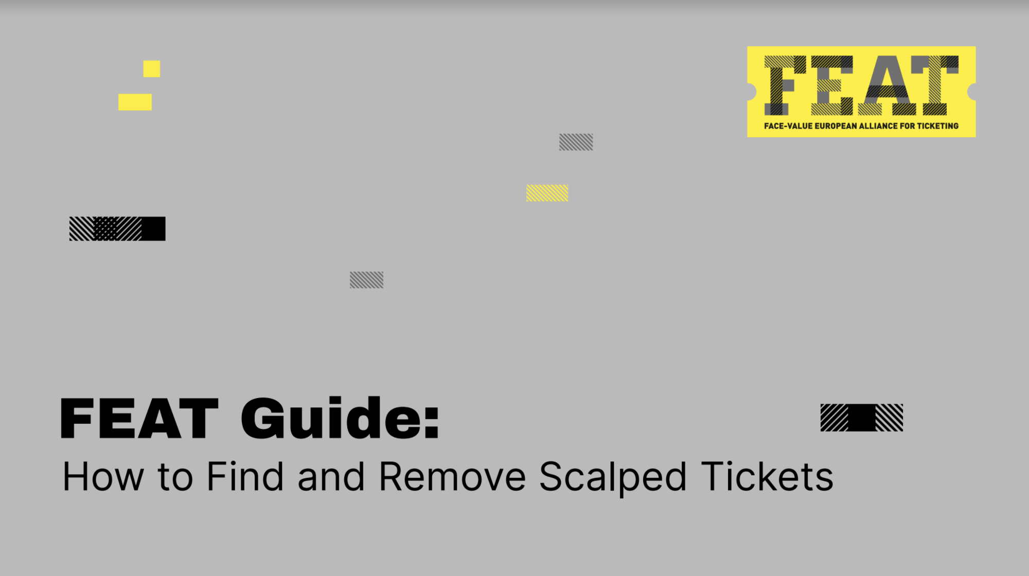 FEAT Launches Guide on How to Find and Remove Touted Tickets